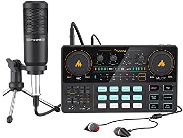 Record Maono  Maonocaster Lite con microfono All In One USB portatile Podcaster Package,