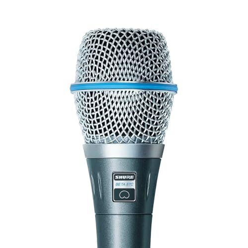 Shure Beta 87C Microfono A Condensatore Per Voce Con Pattern Polare A Cardioide, Progettato Per La Registrazione Professionale In Studio Ma Costruito Anche Per Resistere Ai Rigori Tipici Dei Tour