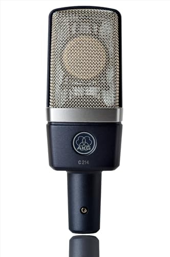 AKG Microphone de Studio Statique Cardioïde Noir