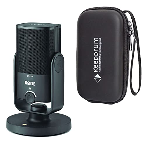 RØDE NT-USB Mini microfono a condensatore USB + custodia per il trasporto keepdrum