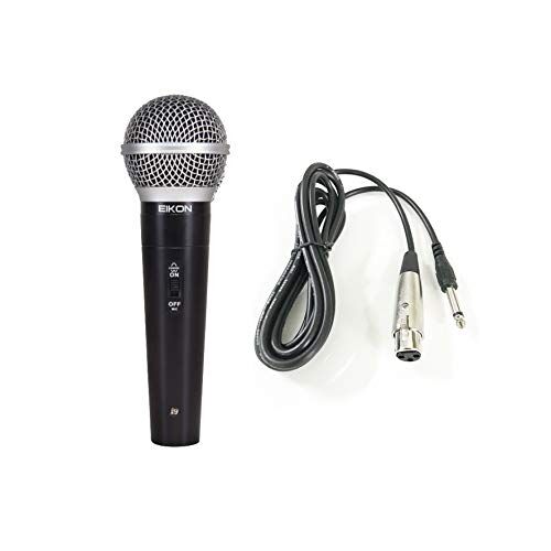 Proel EIKON DM580LC Microfono dinamico cardioide switch on/off per voce, canto, karaoke