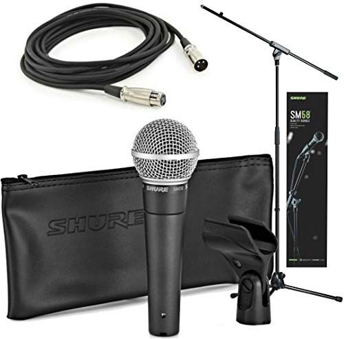 Shure SM58 Quality Bundle Microfono con Cavo LR e Asta a Giraffa