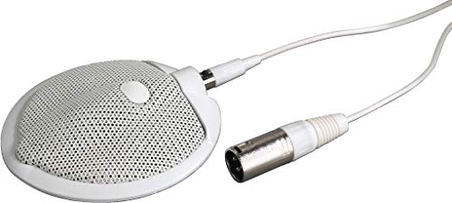 MONACOR Boundary Microphone Semicardioid (ECM-302B/WS)