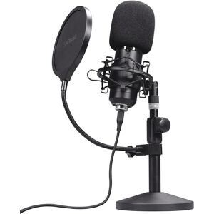 GXTrust 269 Emita II Microfono con Supporto da Tavolo Regolabile, Filtro Pop, Pattern Cardioide 192 kHz/24 bit, Microfono Gaming USB per Podcast Youtube, ASMR, Streaming, Twitch, PC, PS4, PS5, Nero GXTrust 269 Emita II Microfono con Supporto da Tavolo Regolabile, Filtro Pop, Pattern Cardioide 192 kHz/24 bit, Microfono Gaming USB per Podcast Youtube, ASMR, Streaming, Twitch, PC, PS4, PS5, Nero