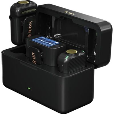 iCON AIRMIC PRO BLACK Sistema microfonico wireless nero iCON AIRMIC PRO BLACK Sistema microfonico wireless nero