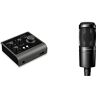 Audient Interfaccia Audio  Id4 Mkii, Preamplificatore Per Microfono Da Console Di Classe A, Nero & Audio-Technica At2020 Microfono Cardioide A Condensatore Per Voce Fuori Campo