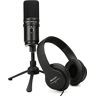 Zoom ZUM-2 Podcast Mic Pack, Podcast microfono USB, cuffie, treppiede, parabrezza, cavo USB, per registrazione e streaming podcast, musica, voce-over e altro ancora