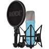 RØDE NT1 Signature Series Microfono a Condensatore a Grande Diaframma con Shock Mount, Filtro Antipop e Cavo XLR per Produzione Musicale, Registrazione Vocale, Streaming e Podcasting (Blu)