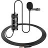 BOYA BY-M1 Pro II Microphone Lavalier Microphone omnidirectionnel à suppression de bruit avec port de surveillance pour YouTube Tiktok Interview Création de contenu de diffusion