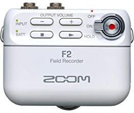 Zoom field recorder + Microfono lavalier bianco