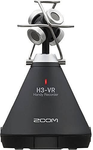 Zoom Registratore audio a 360° registra suoni ambisonici e stereo, registra su scheda SD, controllo wireless, per VR e audio surround Video, musica e streaming