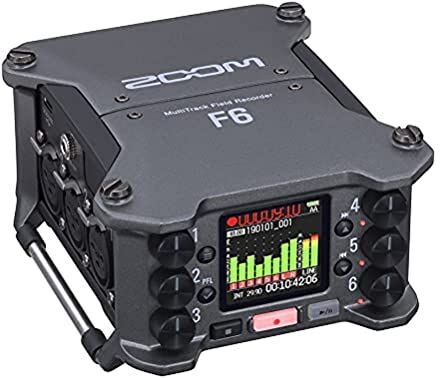 Zoom 316305 F6 Registratore audio, colore: Nero