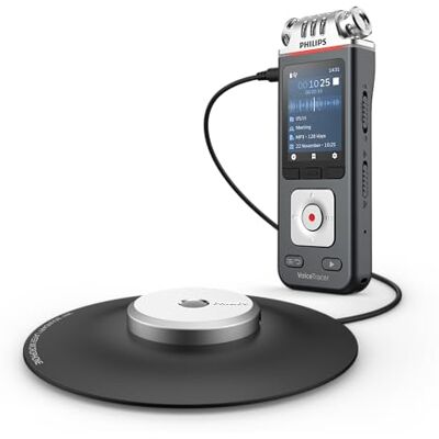Philips VoiceTracer DVT8115 registratore vocale, Microfono a 360° per riunioni con qualità eccellente. Licenza AI Sembly in prova: l’Intelligenza Artificiale crea riassunti, trascrizioni Philips VoiceTracer DVT8115 registratore vocale, Microfono a 360° per riunioni con qualità eccellente. Licenza AI Sembly in prova: l’Intelligenza Artificiale crea riassunti, trascrizioni