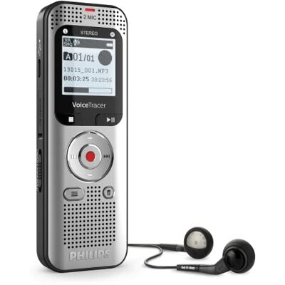 Philips VoiceTracer DVT2015, registratore vocale, 8 GB, 2 microfoni stereo. Licenza AI Sembly in prova: l’Intelligenza Artificiale crea riassunti, trascrizioni Philips VoiceTracer DVT2015, registratore vocale, 8 GB, 2 microfoni stereo. Licenza AI Sembly in prova: l’Intelligenza Artificiale crea riassunti, trascrizioni