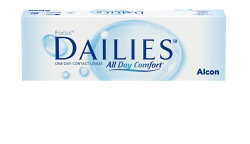 Alcon Dailies All Day Comfort Lenti A Contatto Giornaliere, 30 Lenti, BC 8.6 mm, DIA 13.8 mm, -1 Diopt