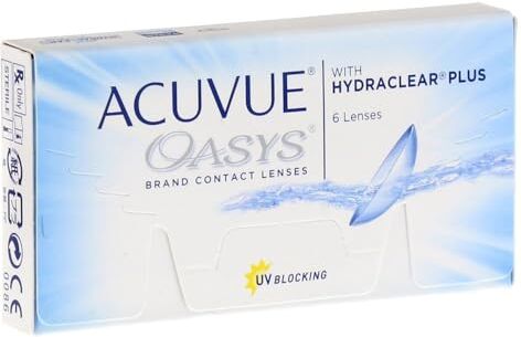 Acuvue Oasys 2 Lenti Quindicinali, Morbide, Diottrie -4.0, Neutro, 6 Unità (Confezione da 1)