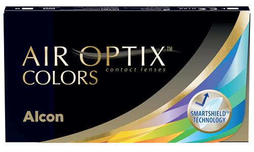 Air Optix Colors Lenti a Contatto Mensili, Colore Brown, 2 Lenti, BC 8.6 mm, DIA 14.2 mm, -1 Diopt
