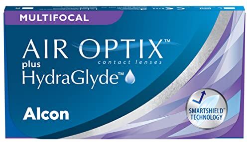 Air Optix Plus HydraGlyde Multifocal Lenti a Contatto Mensili, 6 Lenti, BC 8.6 mm, DIA 14.2 mm, ADD HIGH, +3.25 Diopt