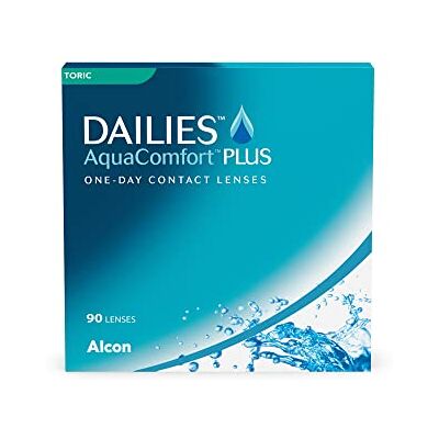 DAILIES AquaComfort Plus Toric Lenti a Contatto Giornaliere, 90 Lenti, BC 8.8 mm, DIA 14.4 mm, CYL -0.75, Asse 90, -3.5 Diopt DAILIES AquaComfort Plus Toric Lenti a Contatto Giornaliere, 90 Lenti, BC 8.8 mm, DIA 14.4 mm, CYL -0.75, Asse 90, -3.5 Diopt