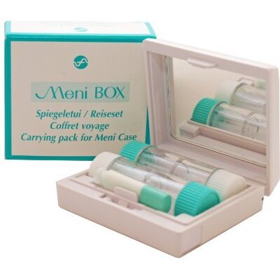 Menicon Meni Box Cofanetto Da Viaggio, Con Specchio 200 Gr Menicon Meni Box Cofanetto Da Viaggio, Con Specchio 200 Gr