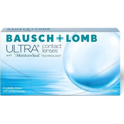 Bausch + Lomb ULTRA Lenti a Contatto Correttive Mensili, 6 Lenti, BC 8.5 mm, DIA 14.2 mm, 1.5 Diopt Bausch + Lomb ULTRA Lenti a Contatto Correttive Mensili, 6 Lenti, BC 8.5 mm, DIA 14.2 mm, 1.5 Diopt