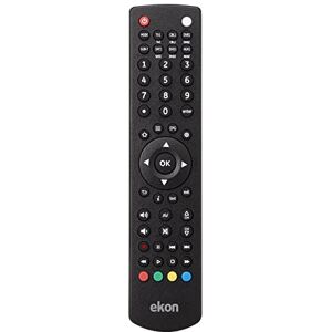 ekon telecomando 12 in 1 per TV universale, anche per DVD, Blue-Ray, Decoder, infrarossi, per TV HD, LED, LCD ekon telecomando 12 in 1 per TV universale, anche per DVD, Blue-Ray, Decoder, infrarossi, per TV HD, LED, LCD