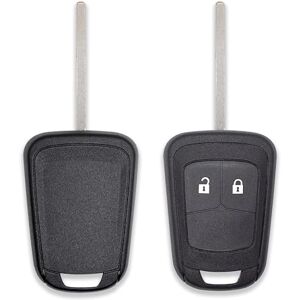 GIANTO Scocca per Chiave a 2 Tasti Compatibile con Opel Astra, Insignia, Meriva, Zafira, Mokka, Chevrolet Orlando, Aveo, Guscio Cover Ricambio Telecomando in Plastica con Lama GIANTO Scocca per Chiave a 2 Tasti Compatibile con Opel Astra, Insignia, Meriva, Zafira, Mokka, Chevrolet Orlando, Aveo, Guscio Cover Ricambio Telecomando in Plastica con Lama