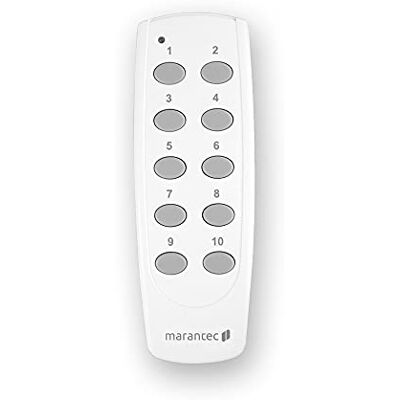 Marantec Trasmettitore Manuale, Telecomando a 6 canali/apriscatole per Garage, Bianco Marantec Trasmettitore Manuale, Telecomando a 6 canali/apriscatole per Garage, Bianco