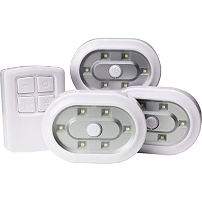 Lifemax -Telecomando Wireless per luci a LED, confezione da 3 Lifemax -Telecomando Wireless per luci a LED, confezione da 3