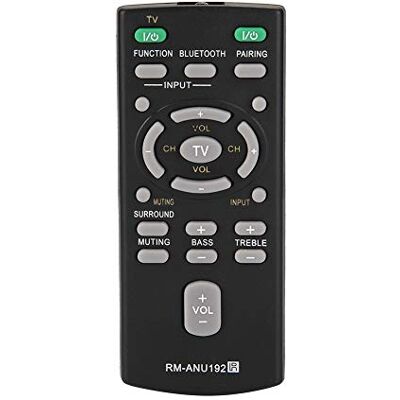 VBESTLIFE Telecomando sostitutivo RM-ANU192 per Sound Bar SACT60BT SS-WCT60 SSWCT60 HT-CT60BT HTCT60BT SA-CT60BT HTCT60 HT-CT60 SACT60 SA-CT60 VBESTLIFE Telecomando sostitutivo RM-ANU192 per Sound Bar SACT60BT SS-WCT60 SSWCT60 HT-CT60BT HTCT60BT SA-CT60BT HTCT60 HT-CT60 SACT60 SA-CT60