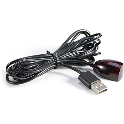 Zerone Ricevitore IR USB, Set Top Box Telecomando a infrarossi Cavo Extender USB Ripetitore IR per Home Set-top Box Zerone Ricevitore IR USB, Set Top Box Telecomando a infrarossi Cavo Extender USB Ripetitore IR per Home Set-top Box