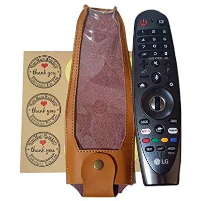 PremiumTech Europe PremiumTech Custodia di lusso 100% vera pelle per TV LG OLED MR600 / AN-MR650 / AN-MR650A / AN-MR19BA PremiumTech Europe PremiumTech Custodia di lusso 100% vera pelle per TV LG OLED MR600 / AN-MR650 / AN-MR650A / AN-MR19BA