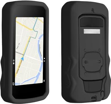 kwmobile Custodia Compatibile con Bryton Rider 750 Cover Navigatore Bici Custodia Protettiva Ciclocomputer GPS Silicone Nero