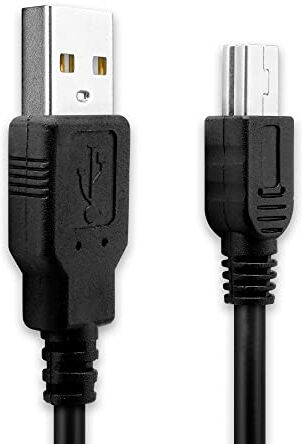 CELLONIC ® Cavo USB 2.0 compatibile con Garmin Edge, Drive, DriveAssist, DriveSmart, Nüvi, Oregon, eTrex, GPSMAP ricarica 2A per navigatore GPS con porta USB A 1m in PVC nero