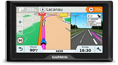 Garmin Drive 61 EU LMT-S Navigatore 6", Mappa Europa Completa, Aggiornamento a Vita e Servizi Live via Bluetooth, Traffico Smartphone Link, Nero