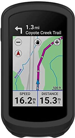 subtel Custodia ® Silicone compatibile con Garmin Edge Explore 2 protezione, case, bumper per navigatore GPS in nero – Assorbe urti, evita danni risparmia costose riparazioni