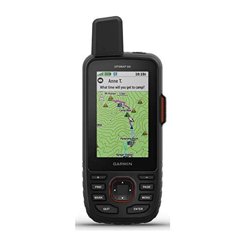 Garmin GPSMAP 66i, GPS Handheld and Satellite Communicator, Featuring TopoActive mapping and inReach Technology