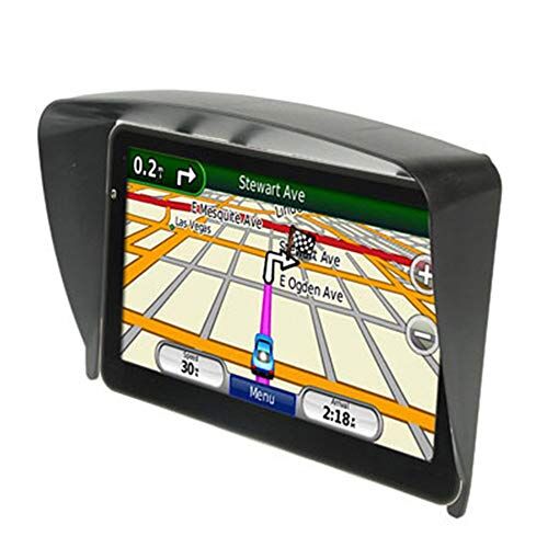 subtel Visiera visore paraluce per GPS navigatori con Una Larghezza Schermo di 7 Pollici (17 cm) -Utile e Pratica Visiera per Proteggere Lo Schermo dei navigatore in Automobile da riflessi