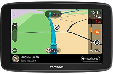 TomTom Navigatore Satellitare per Auto GO Basic 5, Traffico, Tutor e Autovelox di Prova, Mappe Europa, Aggiornamenti Tramite WiFi, Supporto Reversibile Integrato, 5 Pollici