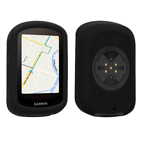 kwmobile Custodia Compatibile con Garmin Edge 840 / Edge 540 Cover Navigatore Bici Custodia Protettiva Ciclocomputer GPS Silicone Nero
