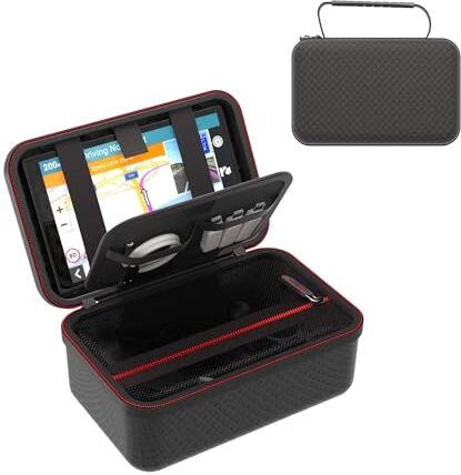 Digicharge Custodia per GPS 6'' Garmin DriveSmart 66 65 Drive 61 Dezl LGV610 Campervan Fleet, Tomtom Go Classic Essential Discover Expert 6'' Go Camper Tour GO 6200 GPS 6 Pollici e Tutti Gli Accessori