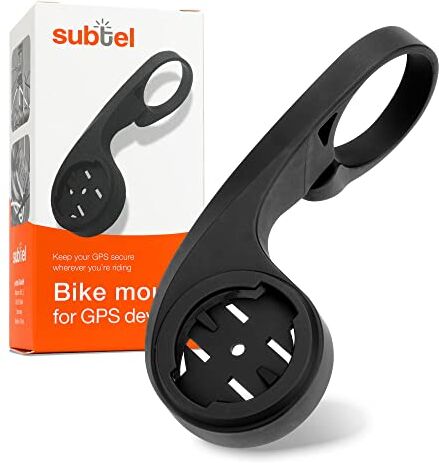 subtel ® Supporto per Manubrio da Bicicletta Compatibile con Garmin Edge 1030 1000 830 820 810 800 520 510 500 200 Edge Explore Edge Touring Forerunner 920XT Supporto Manubrio Nero Antiscivolo