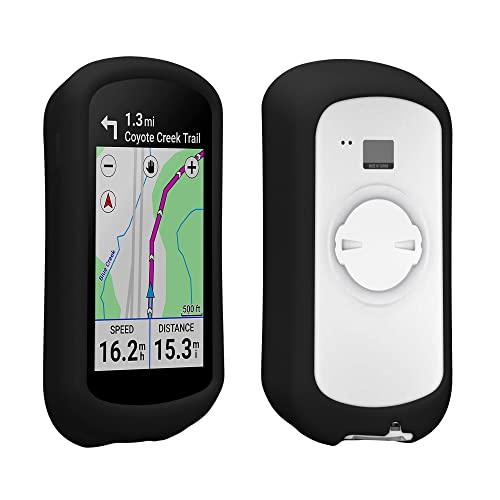 kwmobile Custodia Compatibile con Garmin Edge Explore 2 Cover Navigatore Bici Bumper Antiurto per Navigatore GPS Silicone nero