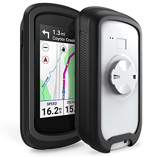 TUSITA Custodia Compatibile con Garmin Edge Explore 2 (Non per Edge Explore) Cover Protettiva in Silicone per Pelle Accessori per GPS Bike Computer