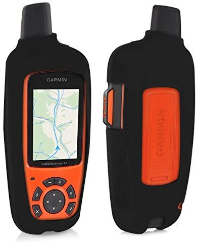 kwmobile Cover in silicone compatibile con Garmin inReach Explorer Custodia protettiva antiscivolo compatibile con dispositivi GPS di navigazione Protezione navigatore