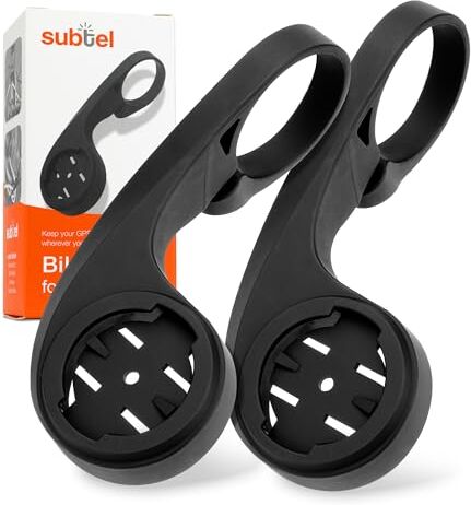 subtel ® Supporto per Manubrio da Bicicletta Compatibile con Garmin Edge 1030 1000 830 820 810 800 520 510 500 200 Edge Explore Edge Touring Forerunner 920XT Supporto Manubrio Nero Antiscivolo