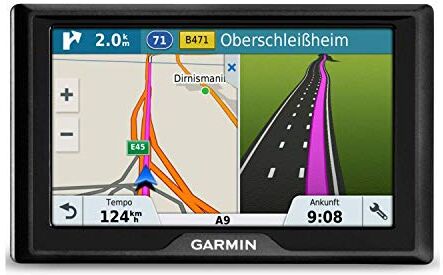 Garmin 010-01678-12 Drive 51 EU LMT-S Navigatore 5", Mappa Europa Completa, Aggiornamento a Vita e Servizi Live via Bluetooth, Traffico Smartphone Link Nera