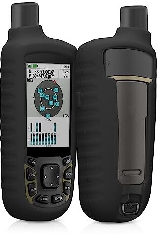 kwmobile Cover in silicone compatibile con Garmin GPSMAP 65/62 / 62S / 62SC Custodia protettiva antiscivolo compatibile con dispositivi GPS di navigazione Protezione navigatore