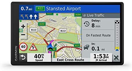 Garmin DriveSmart 55 MT-D EU Navigatore Auto con Mappa Europa 3D, Schermo Touch 5.5", Vivavoce, Infotraffico Digital DAB e Servizi Live via Smartphone