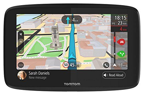 TomTom GO 620 Navigatore GPS per Auto, Display da 6", Aggiornamenti Tramite Wi-Fi, Chiamate Hands-Free, Nero [Versione EU]